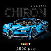 Bugatti Chiron Azul (3599 peças)