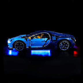 Bugatti Chiron Azul (3599 peças)