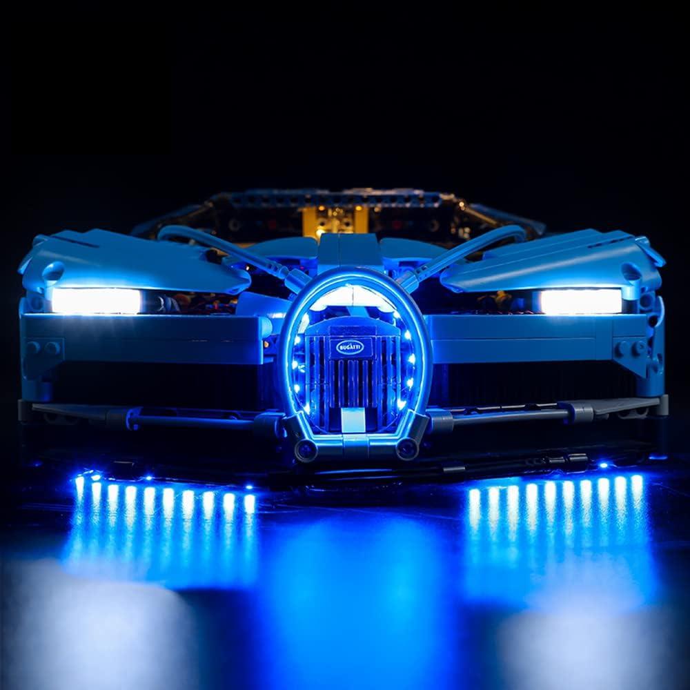 Bugatti Chiron Azul (3599 peças)