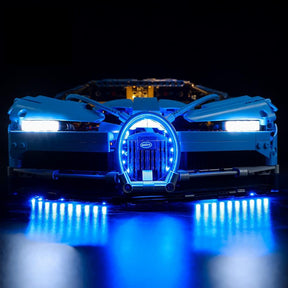 Bugatti Chiron Azul (3599 peças)