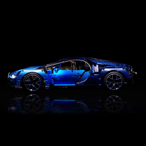 Bugatti Chiron Azul (3599 peças)