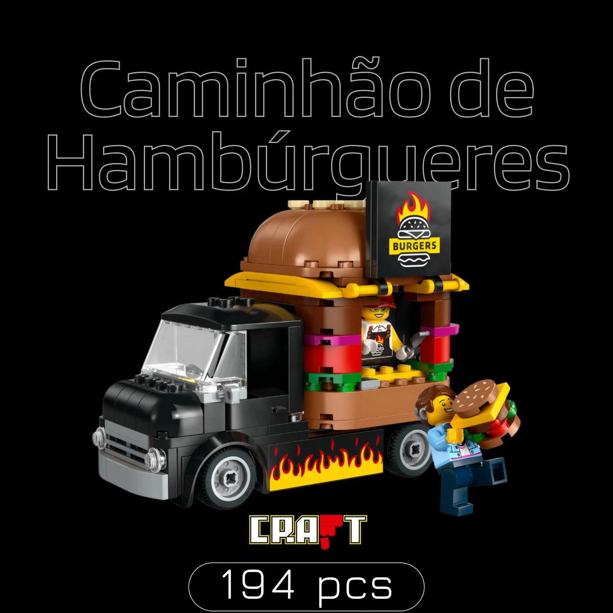 Caminhão de Hambúrgueres (194 pçs)