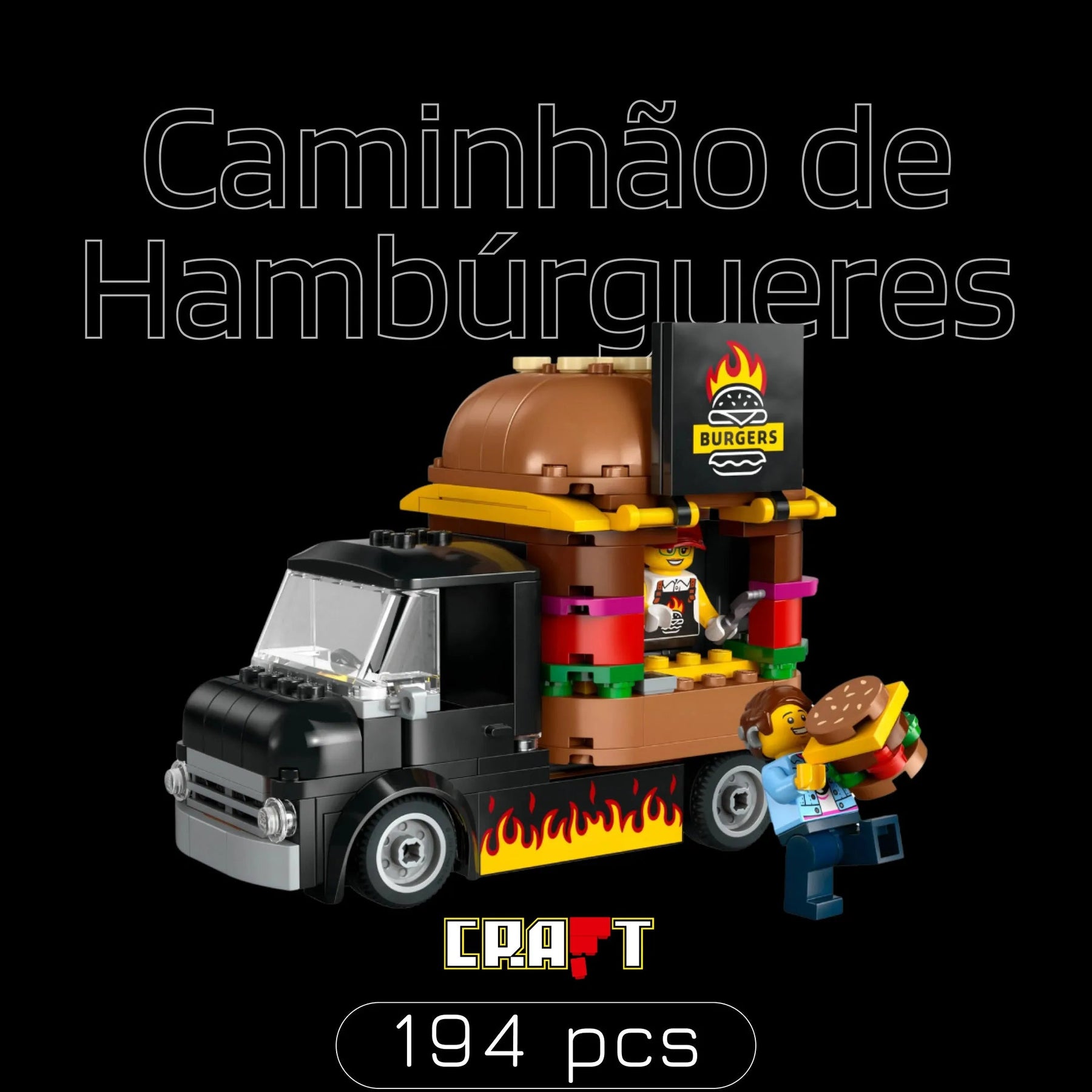 Caminhão de Hambúrgueres (194 pçs)