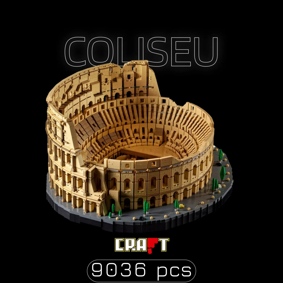 Coliseu de Roma (9036 peças)