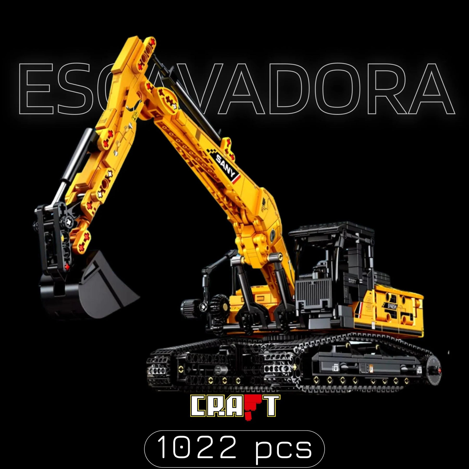 Escavadora (1022 peças)