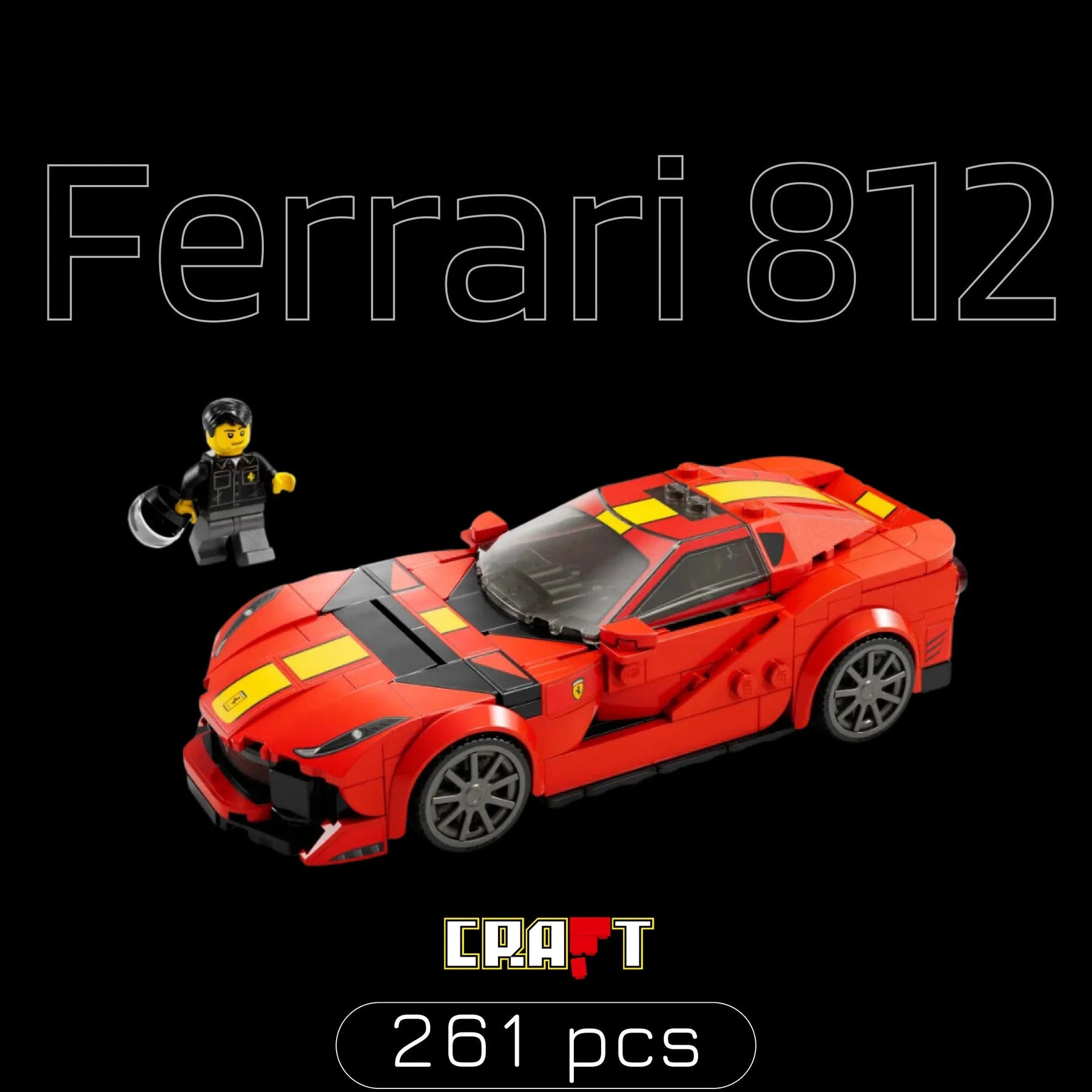 Ferrari 812 Competizione (261 pçs)