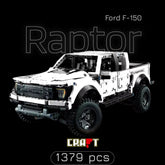 Ford F-150 Raptor Branca (1379 pçs)