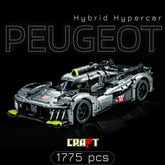 Peugeot 9x8 LeMan Hybrid Hypercar (1775 peças)