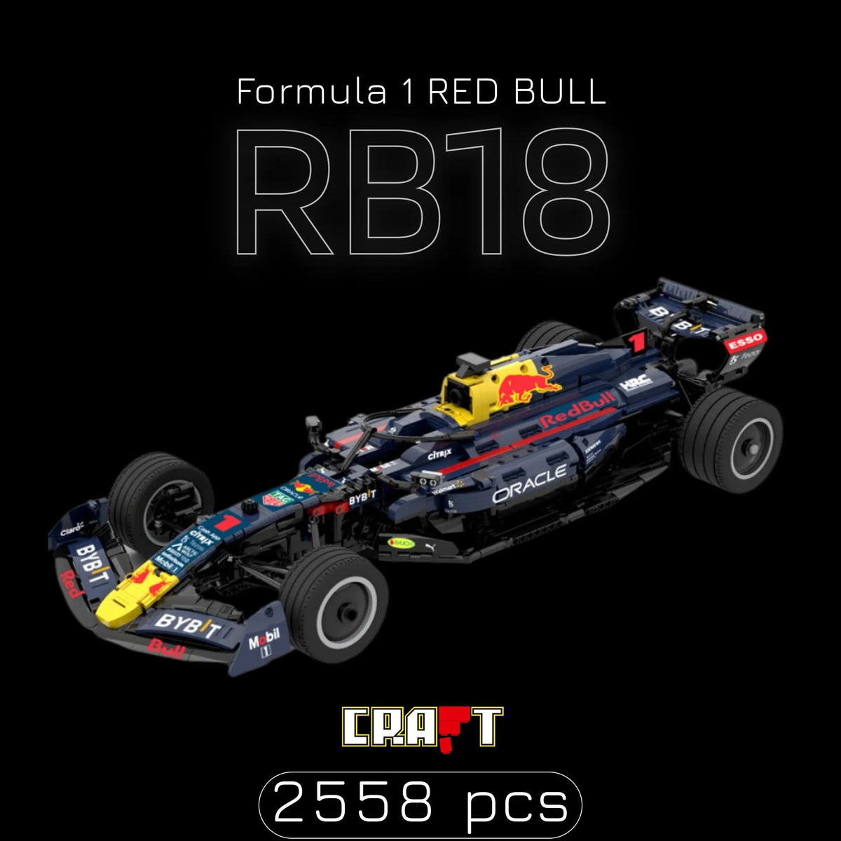 Fórmula 1 - Red Bull RB18 (2558 peças)