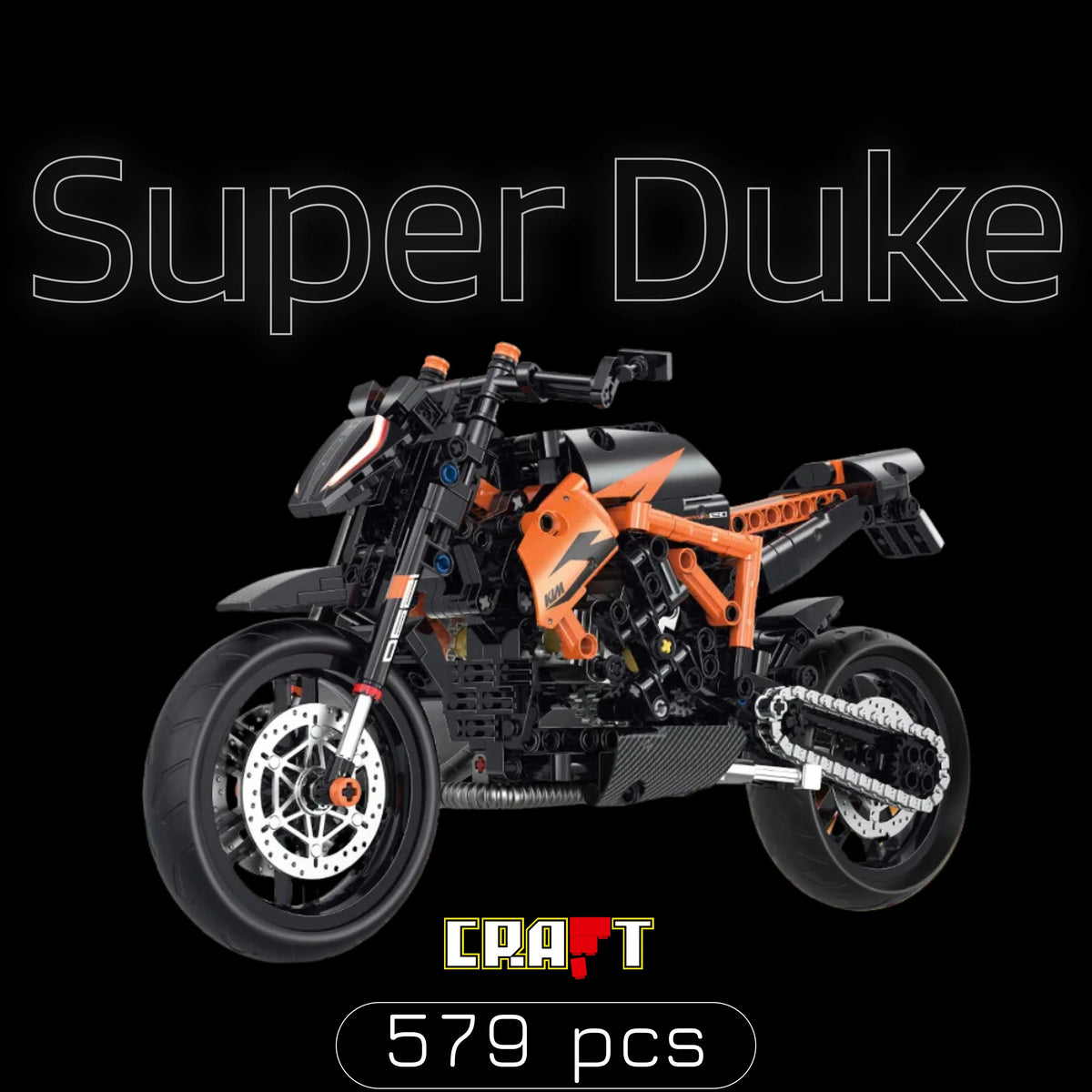 KTM 1290 Super Duke (579 peças)