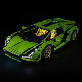 Lamborghini Sián FKP 37 Verde (3696 peças)