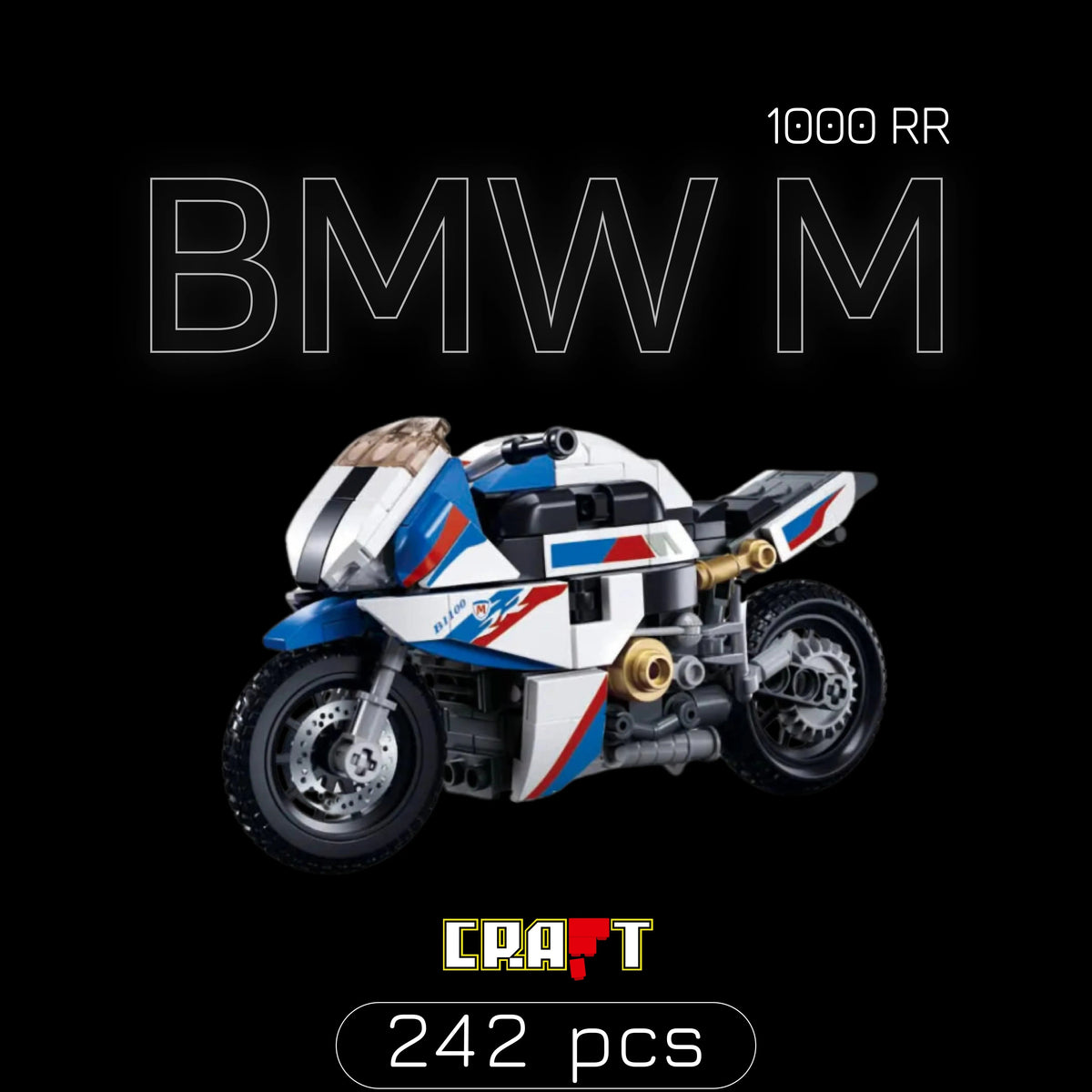 Moto BMW M 1000RR (242 pçs)