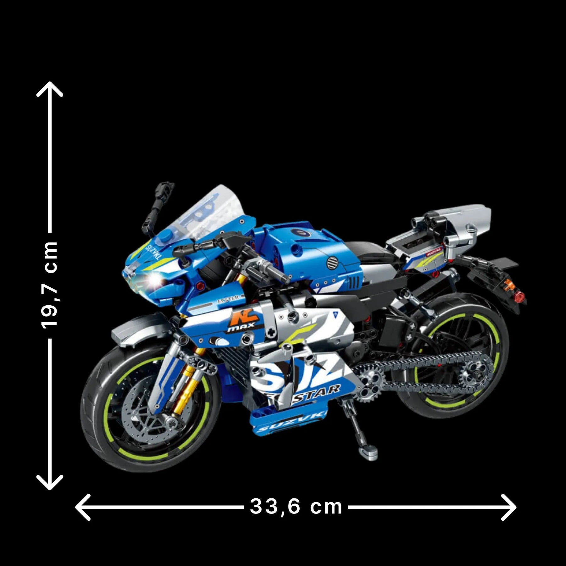 Suzuki GSX-R (823 peças)